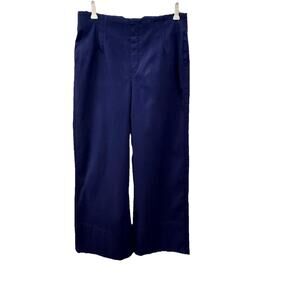 Spanx Women’s Stretch Twill Wide Leg Pants - Style 20989T / 46872 Size LT Navy